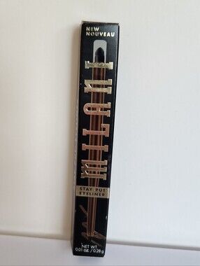 #02 Semi-sweet Milani Stay Put Eyeliner, a long-wearing mechanical pencil